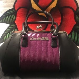 lux de ville sparkle handbag